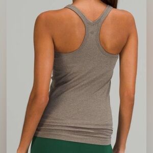 Lululemon Ebb to Street Tank Top Bra Rover brown Size 4 ✨Like New Retails $58